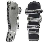 LEONE 1947 Nexplosion Unisex Adult Shin Guards, Silver, M