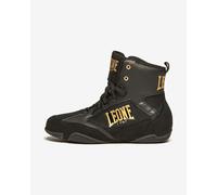 Leone 1947 Premium Boxing Boots Black Gold - 45