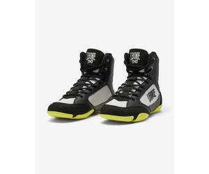 Leone 1947 Premium Boxing Boots Black White Green - 38