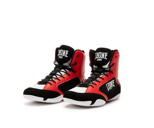 LEONE 1947 Premium Boxing Boots, Unisex-Adult, Red, 46 EU, red, 11.5 UK