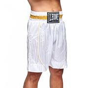 LEONE 1947, Premium Boxing Shorts, Unisex Adult, White, S, AB240