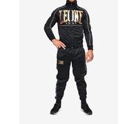 Leone 1947 Premium Tracksuit Black White Gold - S