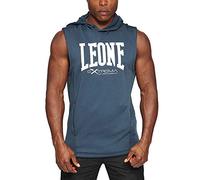 LEONE 1947, Sleeveless with Logo Hood, Unisex Adult, Grey, XL, ABX110