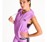 Leone 1947 Stripe 47 Abx212 Women's Sleeveless Hooded Sweatshirt (Pack of 1)