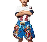 LEONE 1947 Unisex Kids HERO JR THAI SHORTS - ABJ02, Light Blue, M UK