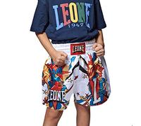 LEONE 1947, Thai Jr Hero Shorts, Unisex Child, White, XL, ABJ02