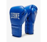 Leone1947 The Greatest Lace Artificial Leather Boxing Gloves Blue 10 Oz