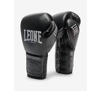 Leone1947 The Greatest Laces Leather Boxing Gloves Black 12 Oz