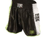 LEONE 1947, Training Shorts Kick-thai, Unisex Adult, Black, XS, AB760