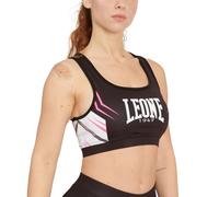 LEONE 1947 Women's Revo Fluo Tops T-Shirt Bra, Black, M