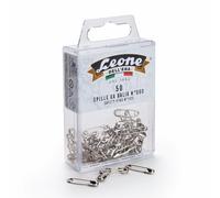 Leone Dell'Era Nickel-Plated Iron Safety pins Measure 20mm