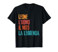 Leone L'Uomo Il Mito La Leggenda Festa di Compleanno T-Shirt