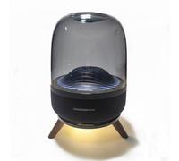 LeongLzt Premium Speaker Stand for Harman Kardon Aura Studio 2, 3, 4 & SoundSticks 4 - Acrylic & Wood, White, Universal Fit, HK-Aura-Studio-234-SoundSticks4