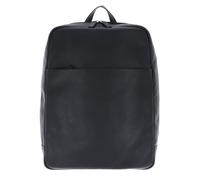Leonhard Heyden Berlin backpack leather 42 cm laptop compartment black