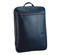 Leonhard Heyden Montreal Business backpack Leather 44 cm Laptop compartment blue