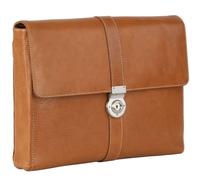 Leonhard Heyden Bergamo briefcase leather 37 cm laptop compartment brown