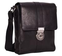 Leonhard Heyden Bergamo S shoulder bag leather 20 cm black