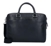 Leonhard Heyden Berlin briefcase leather 39 cm laptop compartment black
