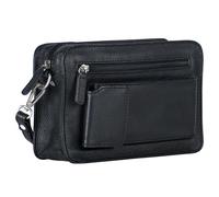 Leonhard Heyden Berlin men bag leather 22 cm black