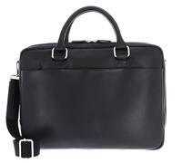 Leonhard Heyden Berlin briefcase leather 39 cm laptop compartment black