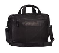 Leonhard Heyden Hague briefcase leather 40 cm laptop compartment black