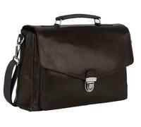 LEONHARD HEYDEN Briefbag 2 Compartments Black