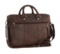 LEONHARD HEYDEN Briefcase 2 Compartments Brown