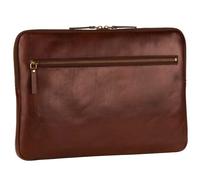 Leonhard Heyden Cambridge laptop sleeve leather 35 cm brown
