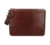 Leonhard Heyden Cambridge Messenger leather 38 cm laptop compartment brown