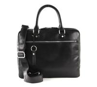 LEONHARD HEYDEN Cambridge Zipped Briefcase 1 Compartment Black