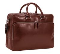 Leonhard Heyden Cambridge briefcase leather 40 cm brown