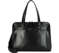 Leonhard Heyden Cambridge shoulder bag leather 41 cm laptop compartment black