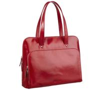 Leonhard Heyden Cambridge shoulder bag leather 41 cm laptop compartment red