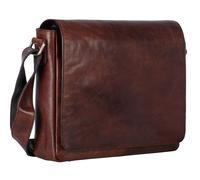 Leonhard Heyden Cambridge Messenger leather 32 cm laptop compartment brown