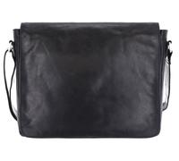Leonhard Heyden Cambridge Messenger leather 38 cm laptop compartment black
