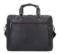 Leonhard Heyden Dakota briefcase leather 37 cm brown