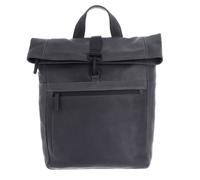 Leonhard Heyden Hague backpack leather 40 cm laptop compartment gray