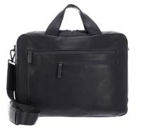 Leonhard Heyden Hague briefcase leather 40 cm laptop compartment black