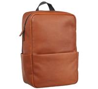 Leonhard Heyden Hamburg backpack leather 40 cm laptop compartment brown