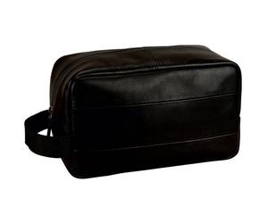 Leonhard Heyden Hamburg Toilet bag Leather 25.5 cm black