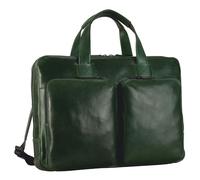 Leonhard Heyden Porto Briefcase Leather 38 cm green