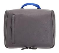 LEONHARD HEYDEN Leather Makeup Bag Tokio Kulturbeutel 8207 Grau Gray