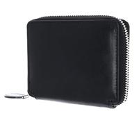 Leonhard Heyden Leather Purse Cambridge Zip Around Wallet Black