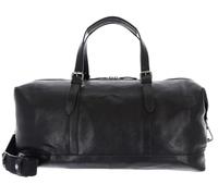 LEONHARD HEYDEN Leather Travel Bag Roma Reisetasche 5376 Schwarz Black