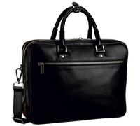 Leonhard Heyden Montreal Briefcase Leather 40 cm black