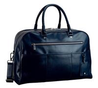 Leonhard Heyden Montreal Weekender travel bag Genuine Leather 52 cm blue