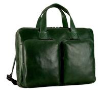 Leonhard Heyden Porto Briefcase Leather 38 cm green
