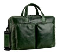 Leonhard Heyden Porto Briefcase Leather 39 cm green