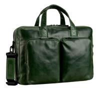 Leonhard Heyden Porto Briefcase Leather 39 cm green
