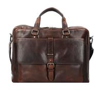 Leonhard Heyden Roma briefcase leather 40 cm laptop compartment brown